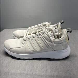 Adidas Cloudfoam Lite Racer AW4262 Mens White Running Shoes Sneakers Size 7